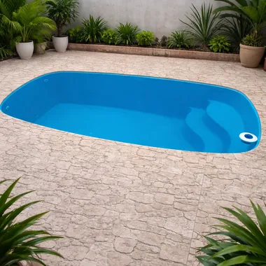 Piscina 4 metros oval