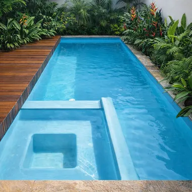 Piscina 7,5 metros com spa